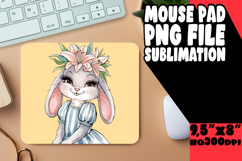 Luminous mouse PAD Artistic Style, Cute Bunny Product Image 1