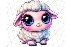 Farm Animals Kawaii Clipart PNG, Cute Barnyard Animal Product Image 4