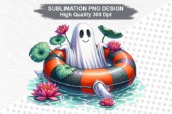 Halloween Ghost - Halloween clipart Sublimation PNG Design Product Image 1