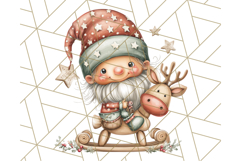 Scandinavian Christmas Gnomes Clipart PNG, Cute Gnome Png Product Image 4