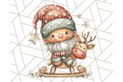 Scandinavian Christmas Gnomes Clipart PNG, Cute Gnome Png Product Image 4