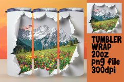 Sunlit Meadow 3D Tumbler Design - Sublime Beauty Product Image 1