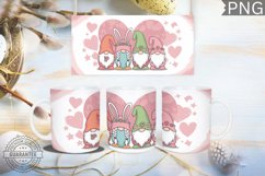 Easter Mug Wrap Design - Easter Gnome Sublimation Product Image 1