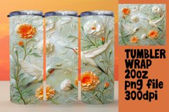 Spring Bliss Sublimation Tumbler Wrap 20oz Product Image 1