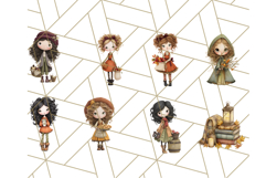Cozy Fall Clipart 52 PNG Autumn Cozy Elements Product Image 4