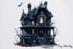Gothic Spooky Winter Clipart PNG Product Image 1
