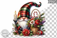 Christmas Gnome Sublimation - Clipart PNG Design Product Image 1