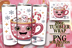 Sweet Memories 20oz tumbler wrap, Cute Christmas Product Image 1