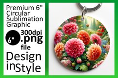 Lovely Circle Design Car Coaster PNG , Flower Product Image 1