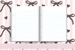 Editable Canva Pastel Teen Girl Notebook &amp; Cover Template Product Image 3