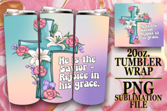 Joyful vibes 20oz tumbler wrap, Cross Product Image 1