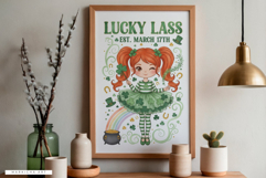 St Ptrick Day Girl Png Sublimation Product Image 2