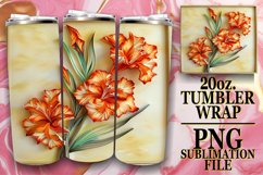 Spring Bloom 3D Tumbler Wrap - For 20oz Product Image 1