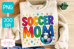 Soccer Mom T-shirt sublimation design, Football Soccer Lover Product Image 1