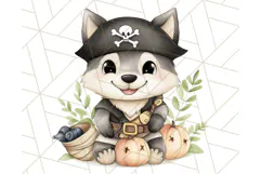 Halloween Animal Costumes PNG, Cute Spooky Animals Clipart Product Image 4