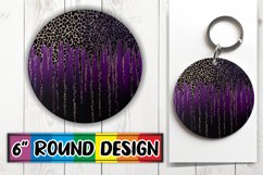 Glitter Leopard Voyage: Sublimation Round Assortment Product Image 1