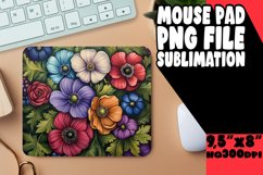 Hand-Painted Oil Flower for Round Design Sublimation Product Image 1