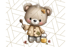 Thanksgiving Woodland Animals Clipart PNG Product Image 4
