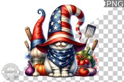 4th of July kitchen Cat Sublimation - 4th of July Cat Product Image 1