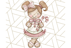 Gingerbread People Clipart, Cute Cookie PNG Illustrations Product Image 4