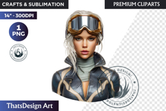 Alpine Winter Sports Fashion and Cabin Clipart PNG Product Image 1