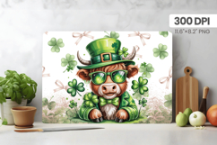 Cool Highland Cow with Sunglasses Cutting Board PNG Sublimat Product Image 1