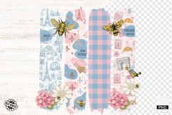 Paris Summer Travel Brushstrokes Clipart Product Image 1