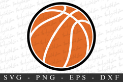 Basketball SVG | SVG Cut files | Cricut Product Image 1