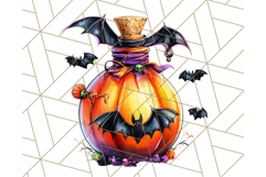 Bright Halloween Potion Bottle PNG Clipart, Holiday Elements Product Image 4