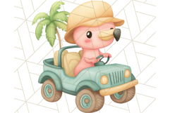 Jungle Safari Animals PNG Cute Pastel Wild Animal Clipart Product Image 4