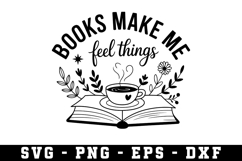 Reading svg, Book Lovers svg, svg cut files Product Image 1