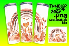 Colorful 20oz Tumbler Wrap Rainbow Product Image 1