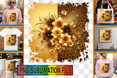 LUMINOUS Tote Bag Sublimation Ideas, Leopard Prints Product Image 1