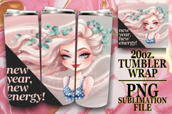 Cozy Nights 20oz tumbler wrap, Woman Product Image 1