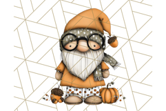 Thanksgiving Gnome Clipart PNG Cute Fall Gnomes, Gnome Png Product Image 4