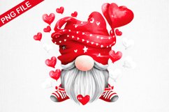 Valentine Gnome On pickup Sublimation- Gnome Sublimation Product Image 1