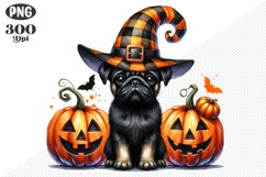 Halloween Dog Sublimation - Clipart PNG Design Product Image 1