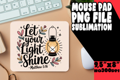 Sweet Mouse Pad Sublimation Ideas, Religious Product Image 1