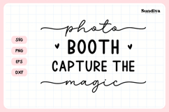 Wedding Sign Saying SVG | Photo Booth Capture The Magic Product Image 3