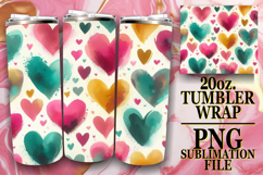 RADIANT GIFT 20oz TUMBLER WRAP, Heart Product Image 1