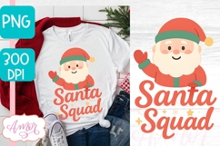 Santa Squad PNG, Cute Christmas PNG sublimation Product Image 2