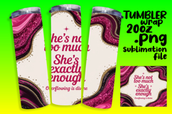 VIBRANT 20oz Tumbler Artwork , Religious Product Image 1