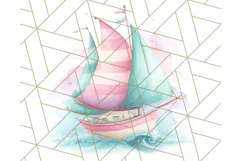 Pink and Mint Summer Clipart PNG Beach Icons, Summer Fun Png Product Image 4