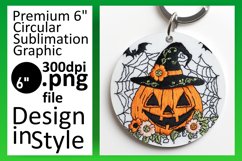 Whimsical Round Design for Car Coasters , Halloween Product Image 1