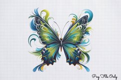 Smoke Butterflies Clipart PNG Product Image 1
