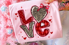 Leopard Love Png, Mama Valentine Png, Leopard Valentine Png Product Image 5