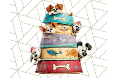 Pet Shop Clipart, Cute Big Eyed Animals, Kawaii Pets PNG Product Image 4