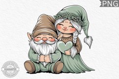 Christmas Gnome Sublimation - Clipart PNG Bundle Product Image 11