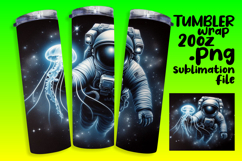 GIFT-WORTHY 20oz Tumbler Template , Astronaut Product Image 1