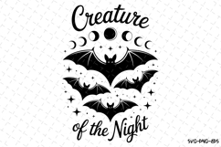 Creature of the Night Svg | Halloween Svg | Svg Cut Files Product Image 1